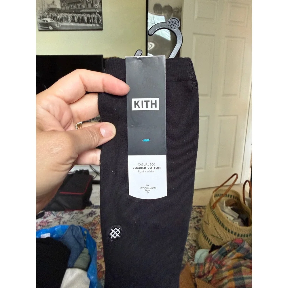 Kith x Stance DSM Crew Socks Black L-XL 2013 Archive Deadstock NWT